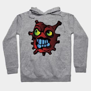 Virus with big teeth Hoodie